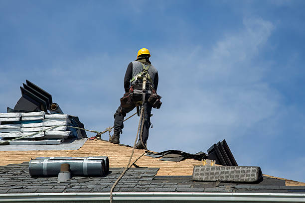Professional Roof Installation technician working in Croydon, UT